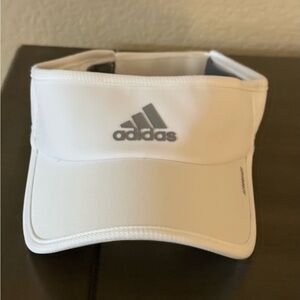 Adidas White AEROREADY Performance Visor